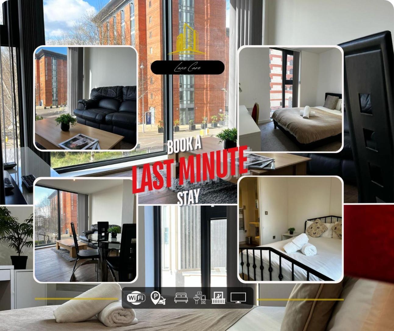 Last-Minute Specials L Book It Now L Sleeps Up To 4 L 2 Bed 2 Bath - Gym - Prime Birmingham Location L Jvt Short Lets Luaran gambar